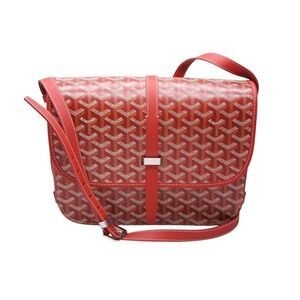 GOYARD Belvedere shoulder bag red